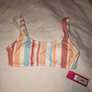 Target Striped Swimsuit Top